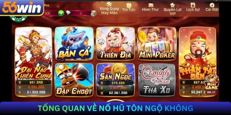 Tổng quan về nổ hũ Tôn Ngộ Không